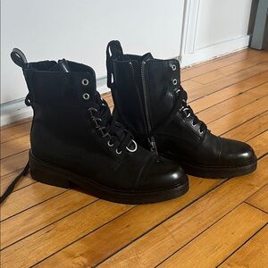 All Saints Women’s Lira Black Hiking Boots